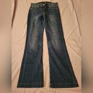 7 For All Mankind Dark Blue Dojo Jeans